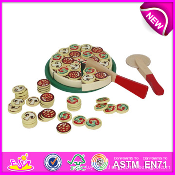 2014 neue hölzerne vorgeben Spielzeug für Kinder, Rollenspiel Spielzeug vorgeben Spielzeug für Kinder, heißer Verkauf Pizza Spielzeug Set vorgeben Spielzeug für Baby W10b064